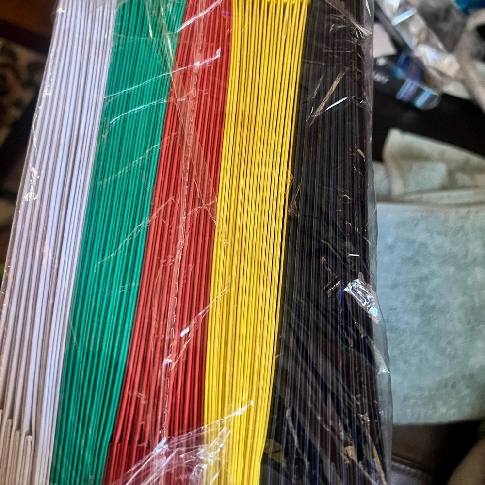 Assorted Color Expansion Pocket Files - 50 Pack